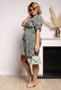 Picture of PLUS SIZE GREEN FLORAL DRESS